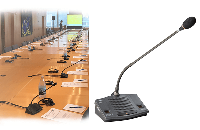 DELEGATE UNIT MICROPHONESE WiredMicrophones Image