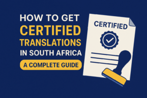 Certified Translations In South Africa Guide