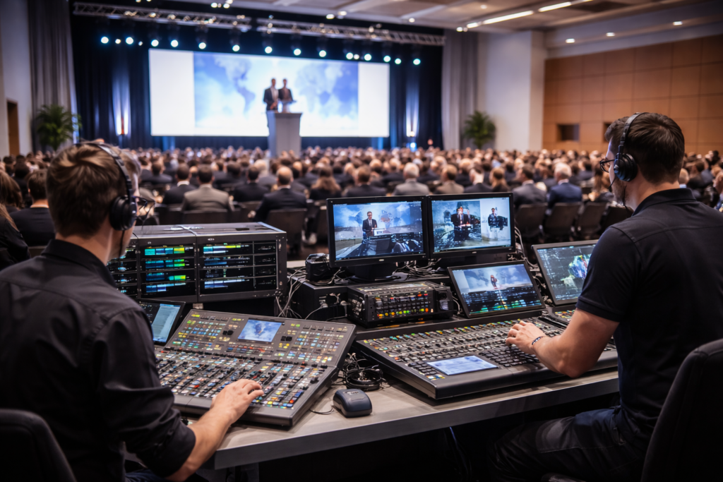 AV Techinicians Managing Conference