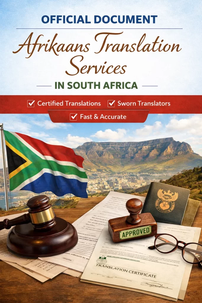 Afrikaans Translation Services