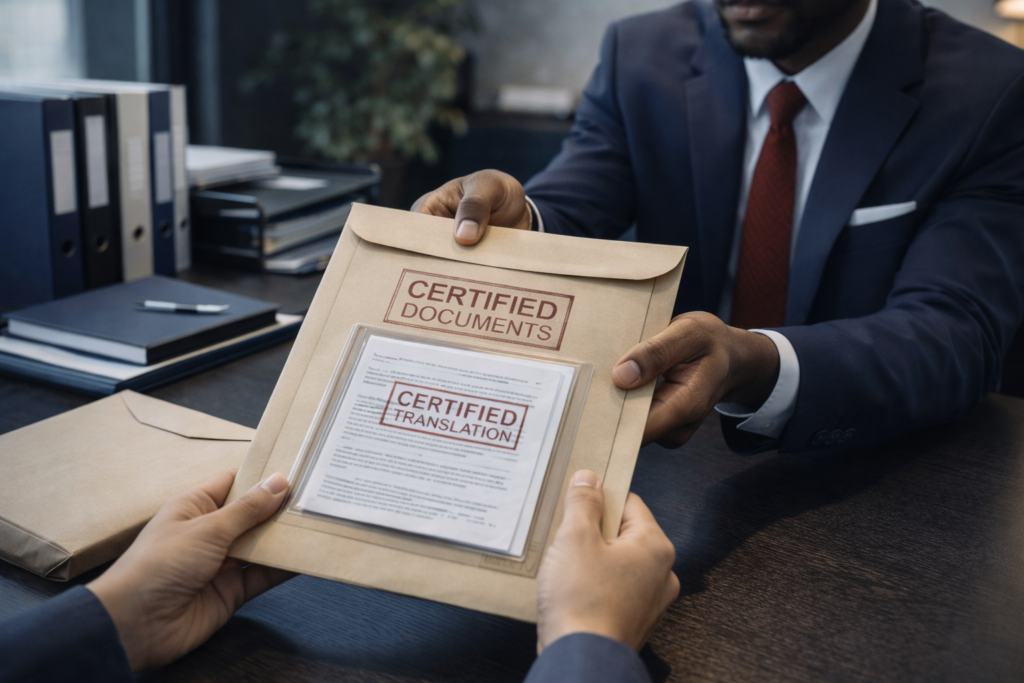 Certified Translation Delivery