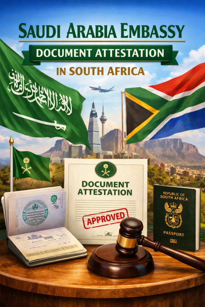 Saudi Arabia Embassy Document Attestation Pretoria