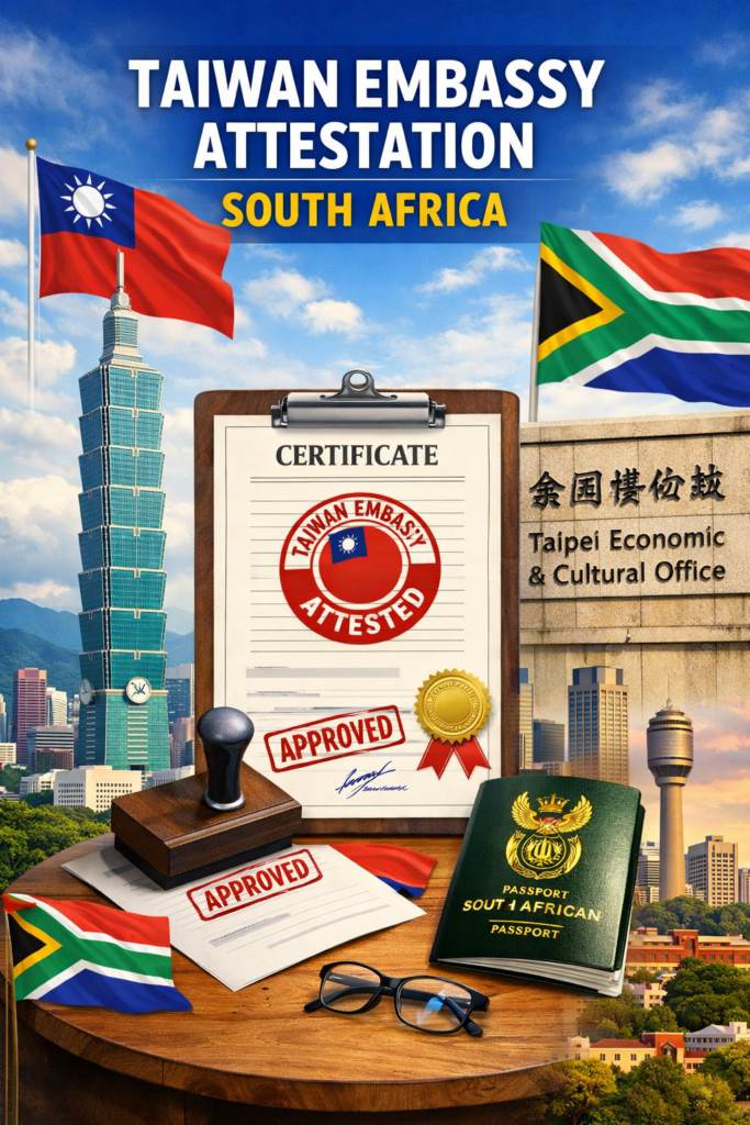 Taiwan Embassy Attestation