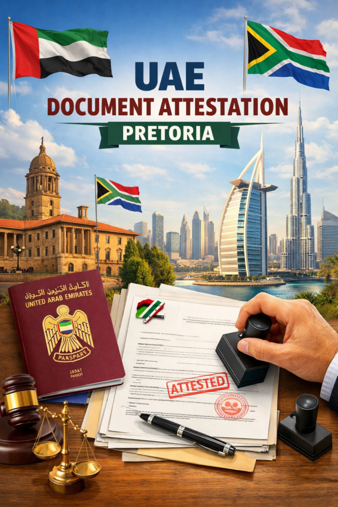 UAE Document Attestation Pretoria